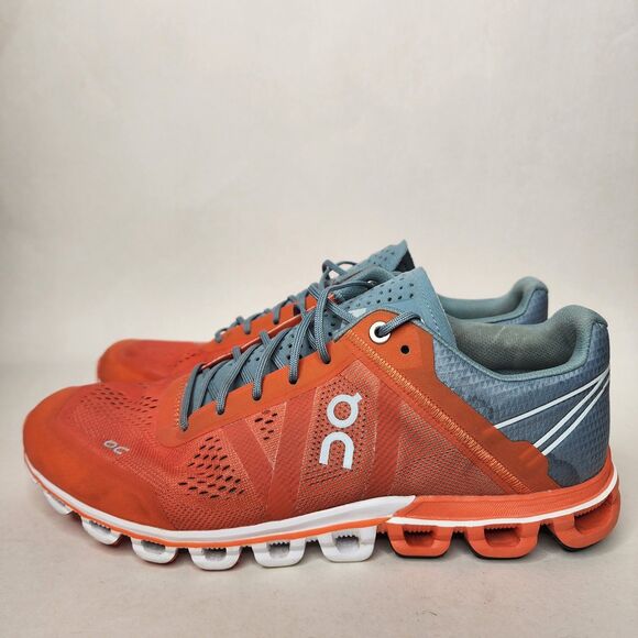 On Cloudflow Shoes Running Athletic Gym Sneakers Mens 7 Womens 8.5 Orange main image 8